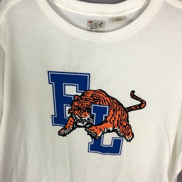 Levi's x Justin Timberlake White Tiger Graphic Shirt Size Large - Picture 3 of 9